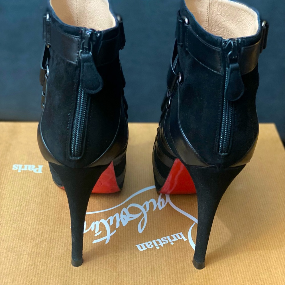 Nitoinimoi 120 Suede/Nappa Christian Louboutin Booties